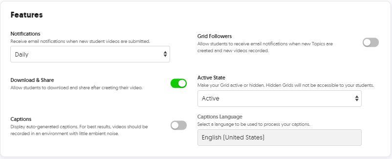 Instructions for using Flipgrid in teaching