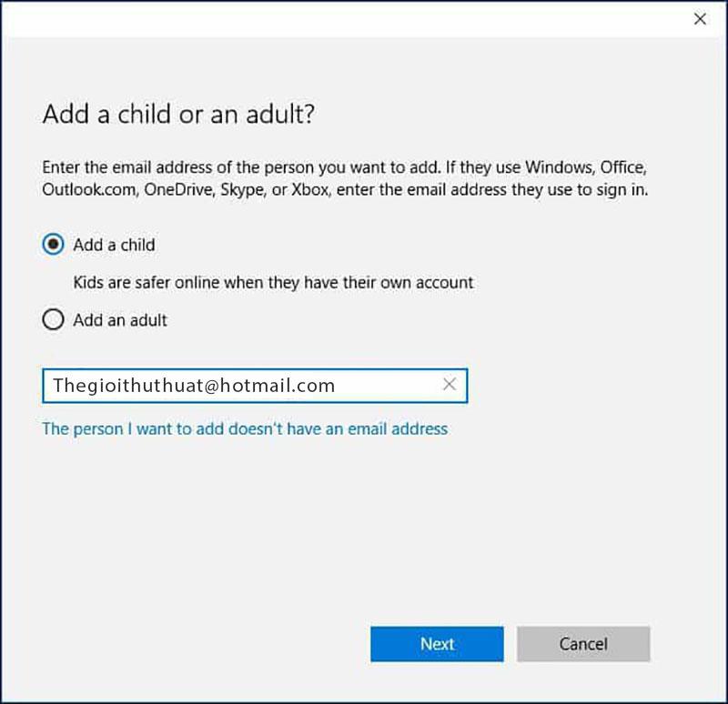 Pasang dan gunakan Keselamatan Keluarga pada Windows 10