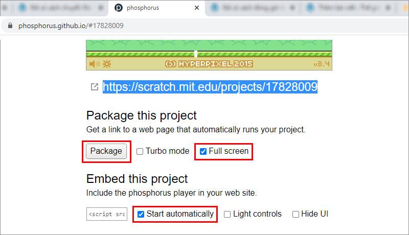 Instructions to convert Scratch files to Mobile App