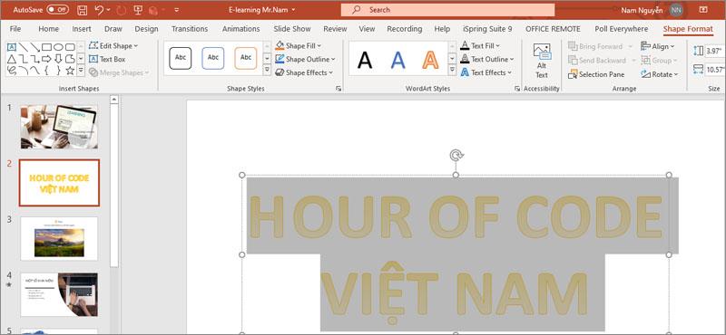 Powerpoint tips - Insert images into text