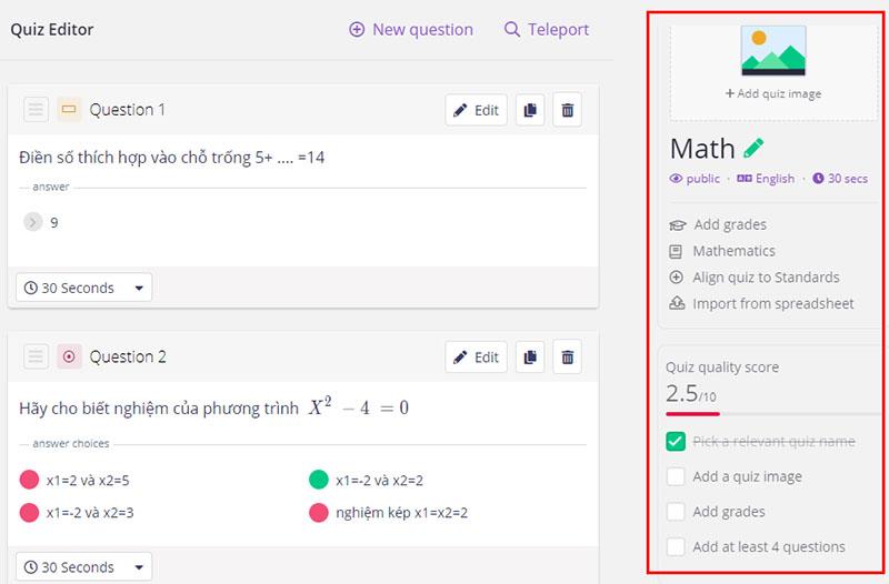 Arahan untuk menggunakan Quizizz - Alat untuk menyokong ujian penilaian