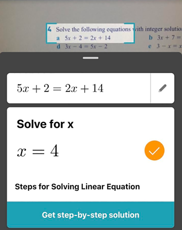 使用 Microsoft Math Solver 非常簡單地解決數學問題