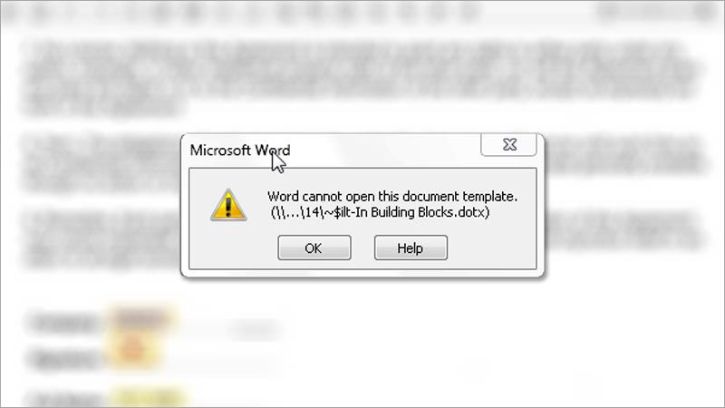 MicrosoftWordでページ番号を入力できないというエラーを修正しました