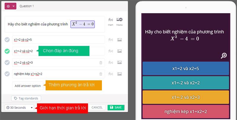 Instructions for using Quizizz - A tool to support assessment testing