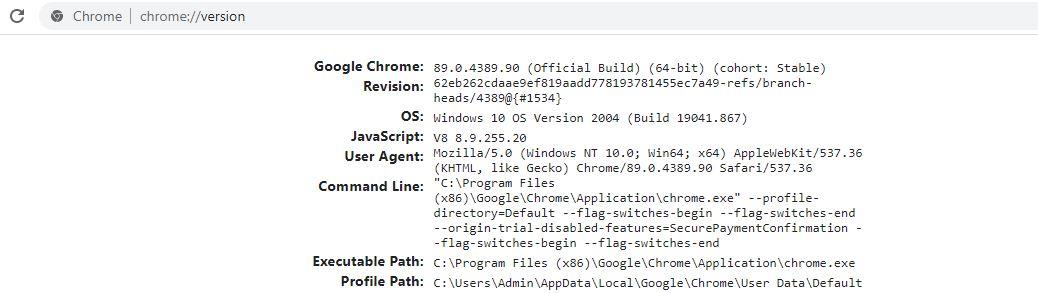 Instructions to Check Your Google Chrome Runs 64 or 32 Bit