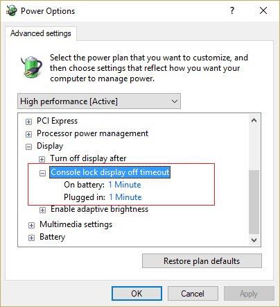 Comment changer le délai de verrouillage de l'écran dans Windows 10