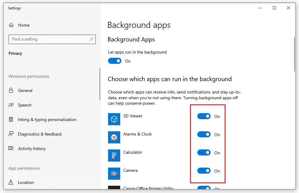 PC とラップトップで Windows 10 のバックグラウンド アプリケーションをオフにする 7 つの方法