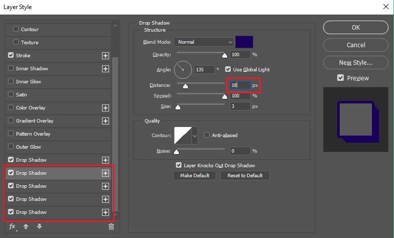 Créer des ombres de texte dans Photoshop avec deux styles simples