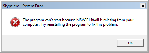 5 façons de corriger MSVCP140.Dll manque lerreur sous Windows 10, 7 simple et rapide