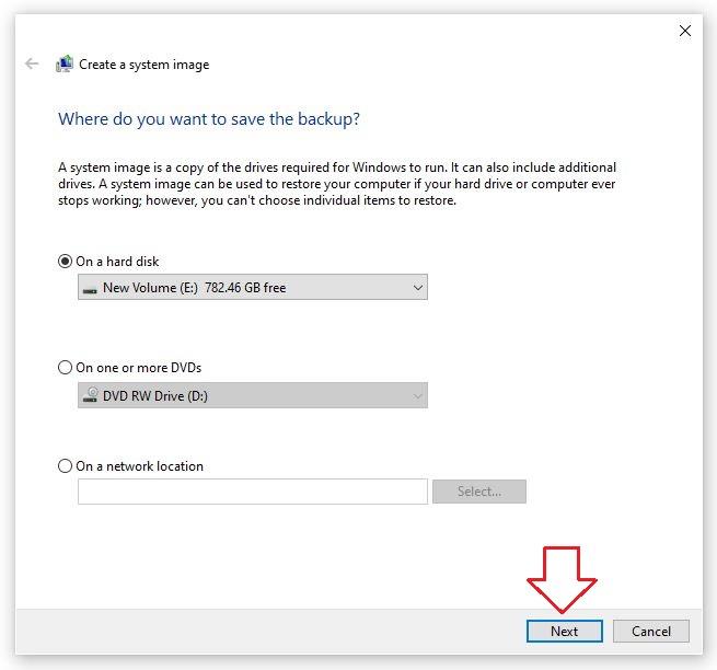 Instructions for backing up and restoring Windows 10 computer data