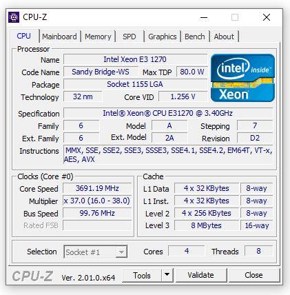 CPU-Z 다운로드 |  CPU 테스트, 컴퓨터 구성